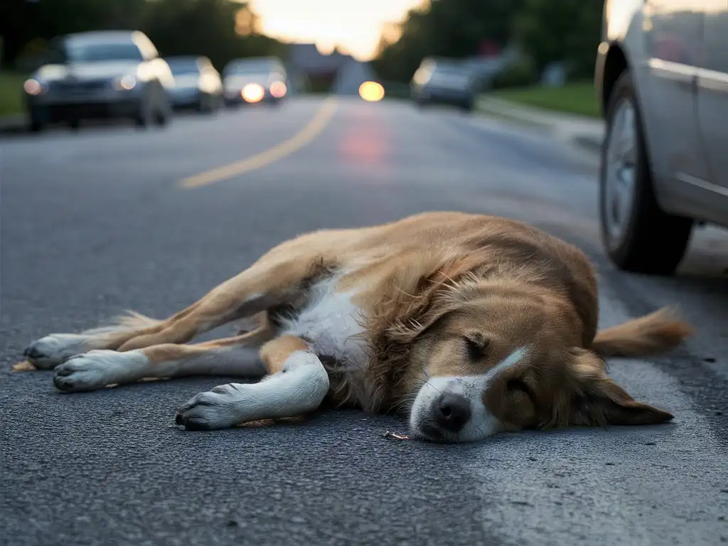 Is it Illegal to Hit a Dog And Drive Off?