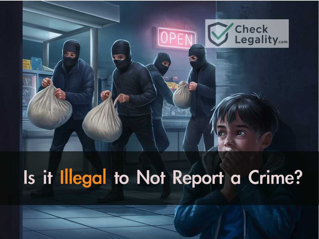 Is it Illegal to Not Report a Crime?